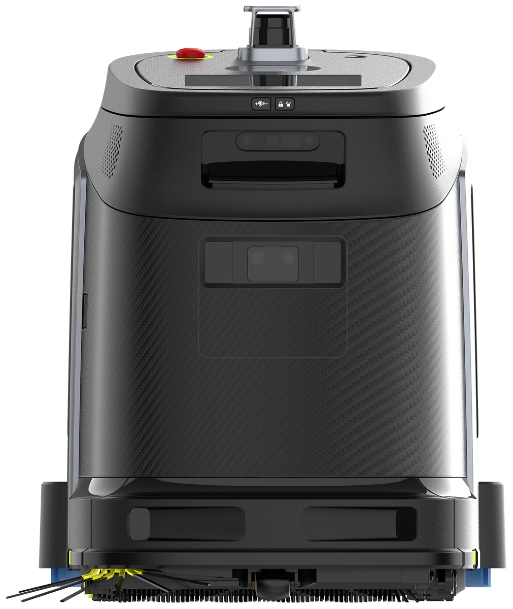 Robot de nettoyage professionnel détouré